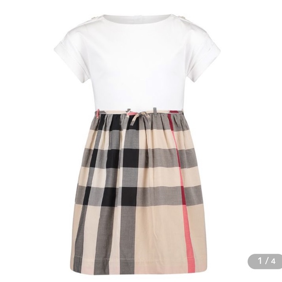 Burberry Other - Burberry Big Girl's Dress Patchwork Design